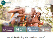 Tablet Screenshot of fairfaxradiology.com